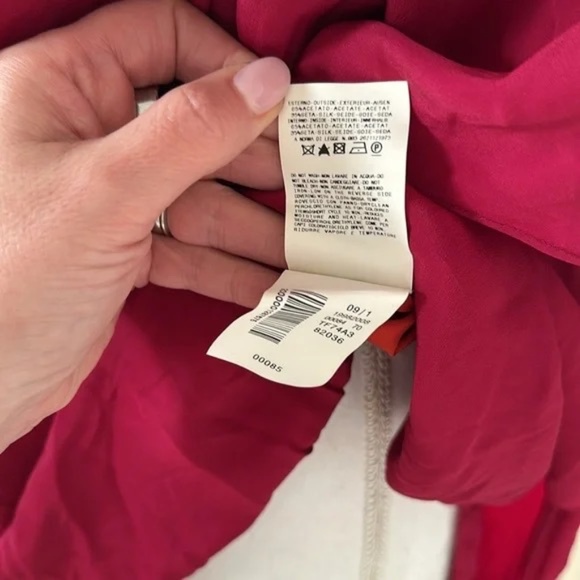 GF FERRE silk dress sz 40 Italian, US 4/S NWT - Picture 11 of 16